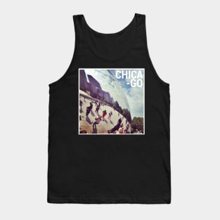 Chicago Silver Bean Tank Top